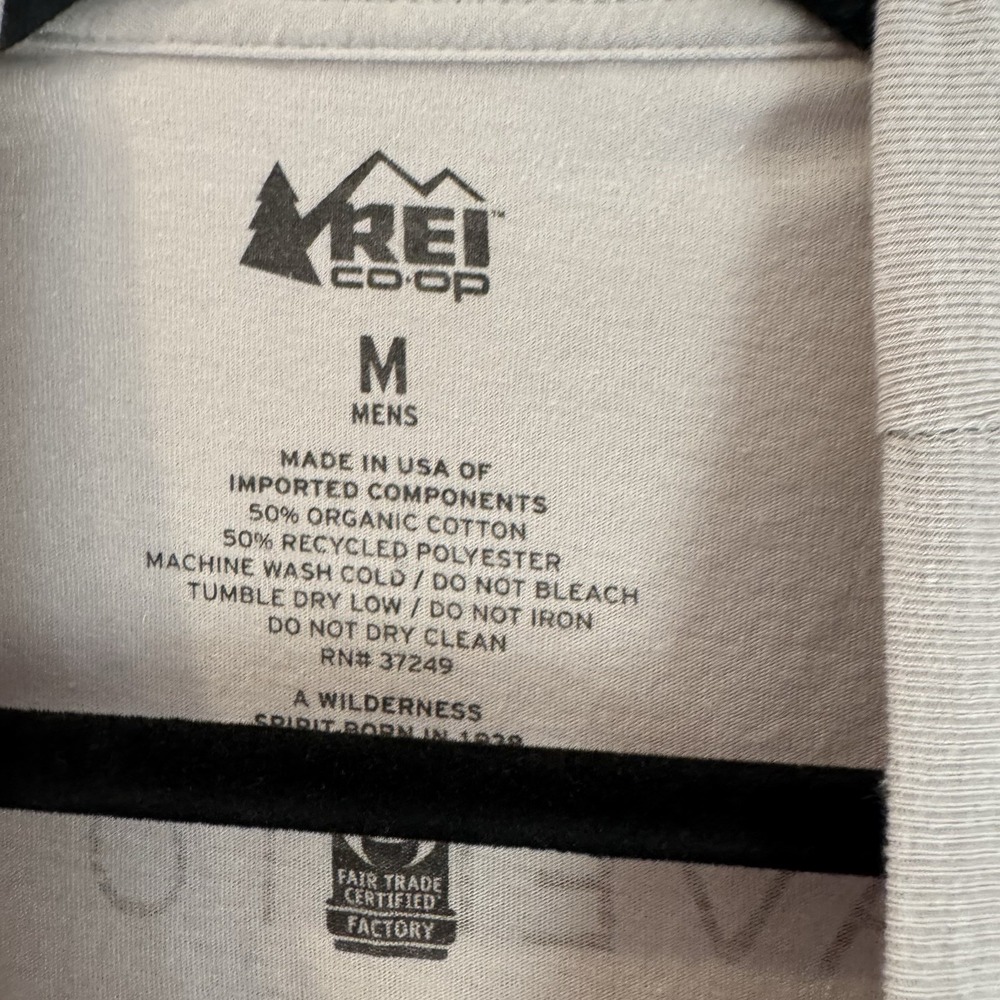 REI Co-Op Shirt Mens Sz M  Lightweight Outdoor‎ Stretch Crew Neck Hiking - Picture 3 of 6
